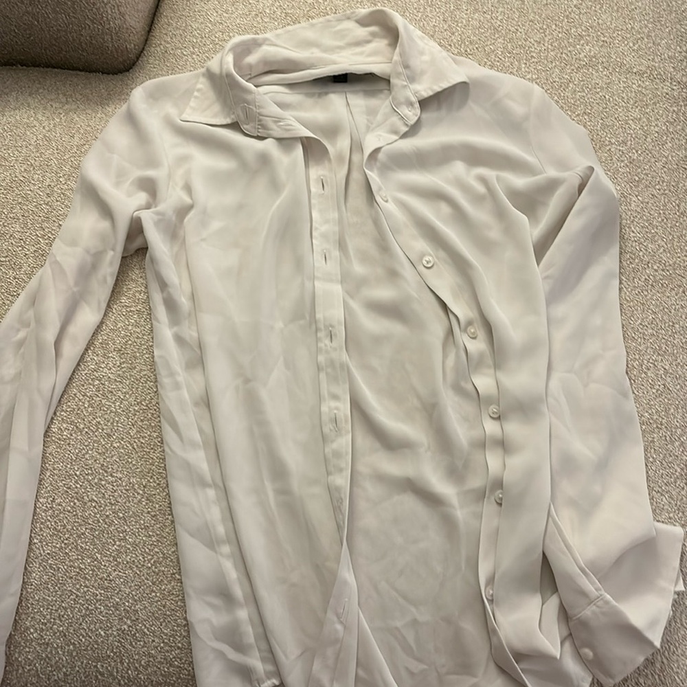 light button up blouse